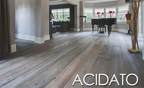 Parquet rovere acidato