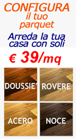 composizione personalizzata parquet