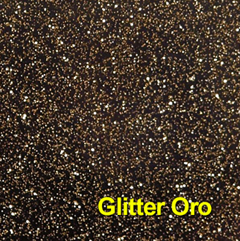 PVC glitter oro