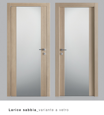 porta laminata con vetro