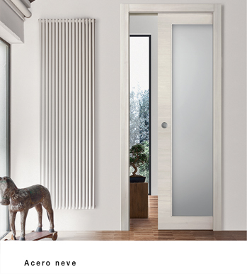 porta laminata con vetro