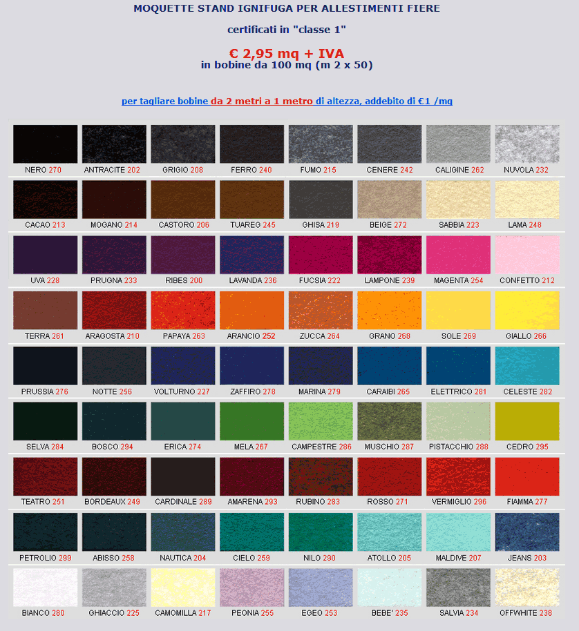Offerte Moquette Brescia